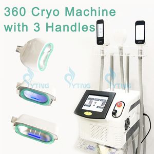 360 Cryo Slant Machine Fat Freezing Body Shaping Cellulite Reduction Dubbel Chin Borttagning Skönhet Salong Professionell användning