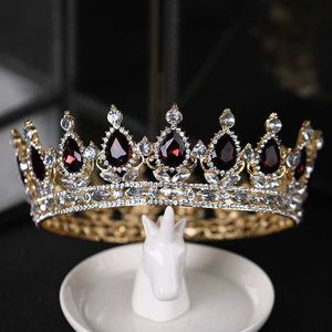 Outros acessórios de moda jóias de cabelo feminino lindas tiaras de cristal roxo e coroas coroas de noiva Tiara Diadem Capacete de casamento Cabelo de casamento A J230525