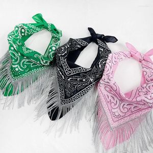 Scarves Women Disco Bandana Quick Dry Lightweight Shining Sequins Scarf Party Favor Cotton For