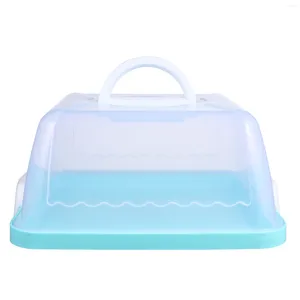 Gift Wrap Cake Box Carrier Boxes Container Holder Portable Clear Storage Transparent Packaging Cupcake Muffin Bakery Pie Packing Keeper