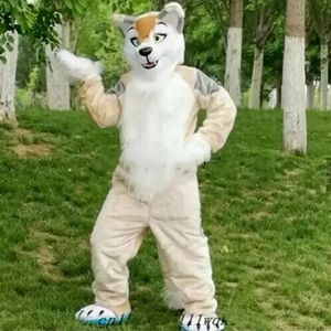 Fox Dog Fursuit Mascot Costumes Halloween Fancy Party Dress Cartoon Character Carnival Xmas Easter Advertising Birthday Party