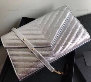 10A Mirror Quality Designers Wallet On Chain Bag Medium 22.5cm Matelasse Chevron Стеганый кошелек Сумка из натуральной кожи Caviar Сумка через плечо Золотая коробка через плечо Сумка-конверт