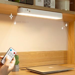 Bordslampor Desk Lamp Office Study LED -lampor Magnetiska tröjlösa Dimning USB -uppladdningsbar skyddar ögon sovrumskväll
