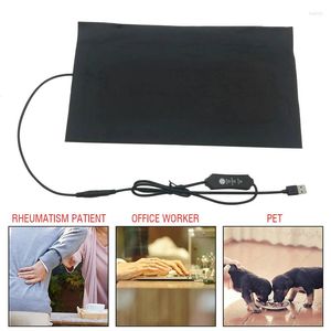 Teppiche 1pc 3 Modi Haustier Heizung Warm Pad USB Elektrische Heizung Wärmer Matte Seet Für Hause Bett Büro Stuhl 5V/2A Wasserdicht