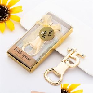 Party Decoration 25Pcs/Lot 15Th Wedding Celebration Favors For Guests Of 15 Design Bottle Opener Anniversary Gift And 50 Birthday 22 Dhuj7