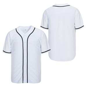 Niestandardowe białe autentyczne baseball koszulki zszywające Nazwa Numer Rozmiar S-4xl