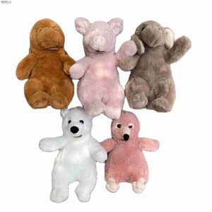 Bambole Animale Peluche Maiale pacificare Peluche Morbido Cartone animato Tartaruga orso fenicottero Elefante Bambola di pezza Bambino Regali per bambini L230522 L230522