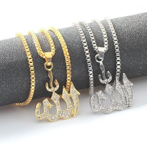 Anhänger Halsketten Kristall Halskette Geschenke Pullover Kette Vergoldung Simulierter Anker Islamisch
