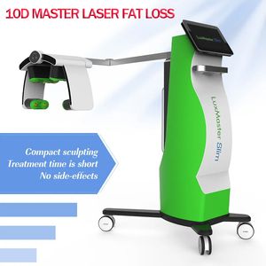 Smaragd-Laser-Schlankheitsgerät 10D rotierende grüne Laserlichter schmerzlose Fettentfernung Wahlgerät Body Slim 532-nm-Diodenlaser