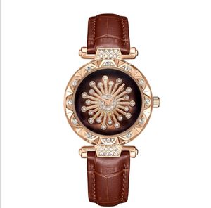 Womens watch Watches high quality luxury Waterproof Quartz-Battery Leather 30mm watch