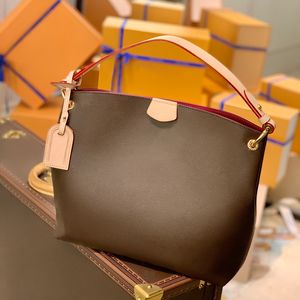 مصمم حقيبة حقيبة الكتف الفاخرة 35 سم حقيبة تسوق من الجلد الأصلي من الجلد الحقيقي مع صندوق ZL216