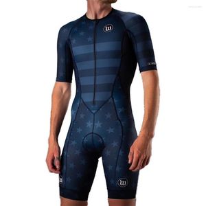 Racing Sets 2023 Wattie Ink Triathlon Jerseys Men's Tights Suit Bodysuit MTB Bike Kit Cycling Tri Skinsuit Ropa Ciclismo Speed Jumpsuit