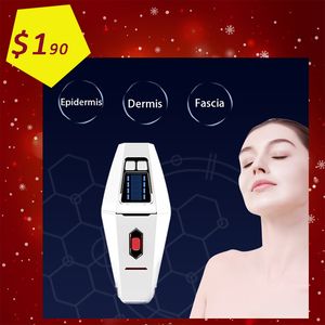 Mini HIFU Portatil Facial 4 3.0 Machine 3rd Generation for Face Ultrasonic Anti-Aging Wrinkle Removal Behandling med fokuserad 3.0 4,5 mm Ultra Cartridge V Lift Home Use