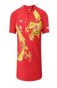 Forro CHINA camisas de tenis de mesa hombres mujeres equipo nacional juego ping pong camiseta dragón chino deportes camisas bádminton Tenni666252376937