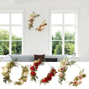 Kwiaty dekoracyjne 50x50 cm drzwi przednich Weweń Piaszy
