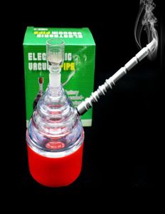 Tubo de vácuo eletrônico Creative Electric Water Tubahah Shisha Fumable Portable Pipe para Herb Tobacco C03103066215