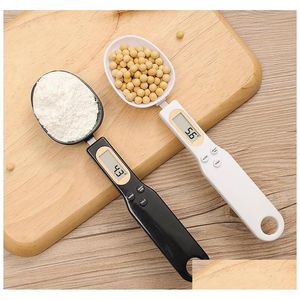 Weighing Scales 500G Digital Measuring Spoon Kitchen Electronic Food Flour Scale Tool 0.1G/0.01Oz Precise For Milk Coffee Tea With L Dhqp5