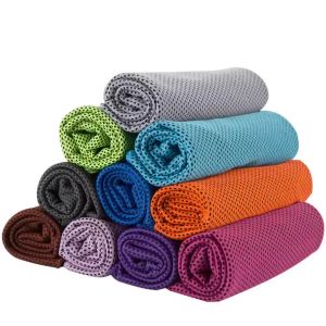 Buz soğuk havlu yaz egzersiz fitness serin hızlı kuru yumuşak nefes alabilen yetişkin çocuklar spor soğutma havlu 30*80cm