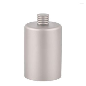 Hip Flasks Pure Titanium Wine Bottle Super Portable Small Round Metal