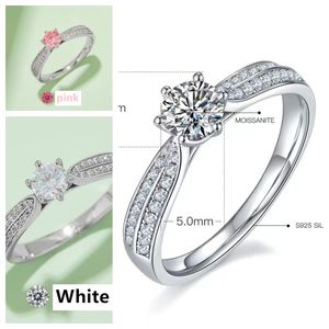 Кольцо с бриллиантом для женщин, дизайнерское кольцо, любовные кольца, золотое кольцо, красное кольцо с муассанитом, обручальное кольцо, дизайнерские ювелирные кольца, обручальные кольца, оптовая продажа, качество M06B 5A