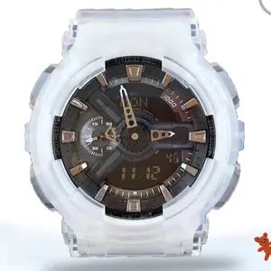 2023 Gs-Uhr-Anzeige Neue Farbe A100 Hochwertige Quarz-männliche elektronische Hombre-Armbanduhr Weltzeit Alle Funktionen automatisch leicht stoßfest ohne Box