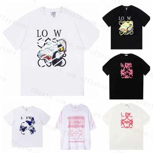 Damen T-Shirt T-Shirts Sommer Herren Damen Designer T-Shirt Mann Damen T-Shirt mit Loewees Letters Print Kurzarmhemden Männer Lose Übergröße Luxus Street T-Shirts T