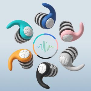 1PAIR Sleep Uch Ear Redukcja Ochrata uszu miękka nano -krzemionka żel z uszu usznsowy tapone