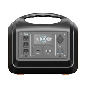 Soquete dos EUA AC-110V Bateria elétrica 1800W Gerador solar portátil 1488Wh Power fort para camping ao ar livre de camping Drone RV