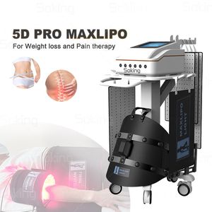 650nm Red Near Infrared Led Light Therapy Facial Masked Anti-Aging Therapy Continuous And Pulse Air Cooled Cooling System Maxlipo 5D Laser Slimming Machine
