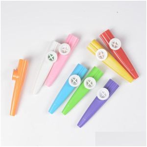 Dekompresja Fidget Fidget Plastic Kazoo Musical Instrument BPA Chilidren Lightweight Classic Kazoos Flute Instruments Dostawa Dhsqx