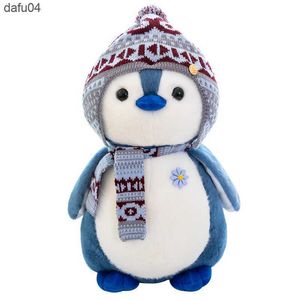 Dockor Nya söta Penguin Doll Plush Toy Cute Cartoon Pet Doll Childrens Holiday Gift L230522 L230522