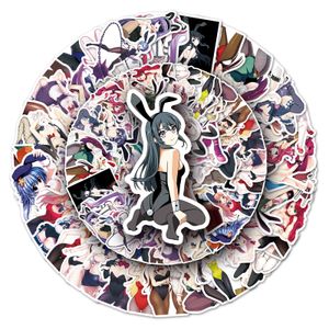 61PCS-Pack Bunny Girls Sexy Stickers ملصقات مقاومة للماء لزجاجة محمول مخطط Scrapbooking Phone Macbook Cup Wardrobe Wall Door منظم الشارات