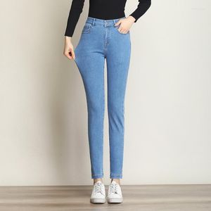 Women's Jeans DUTRIEUX Step Into Style With 2023 Women's High-Waisted Elastic Jeans: Trendy Comfortable And Versatile Wardrobe