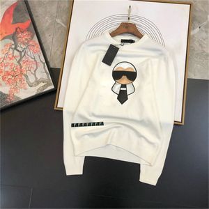 Herrkvinnor Designers Sweaters Pullover Långärmad tröja Sweatshirt broderi Knitwear Man kläder Vinter varma kläder M-3XL R22