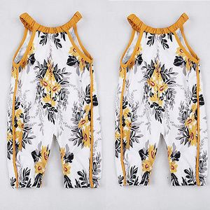 Rompers Citgeettt Bady Girls Clothing Infant Floral Sholeeveless Summer Jumpsuit Romper Clothes Outfitsセット230525