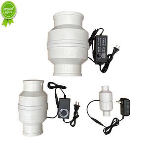 Novo 220V Home silencioso em linha tubo duto ventilador banheiro cozinha ventilação vaso sanitário janela de parede de parede exaustor de exaustor de moxabustion ventiladores