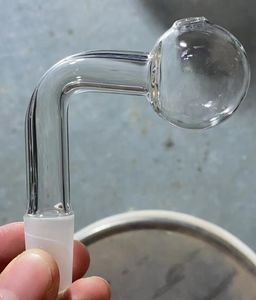 14mm erkek cam yağ brülörleri sigara brülör boruları bubbler bangers tırnaklar kase slaytlar kase 30mm top downstem su nargile bong için gövde boru