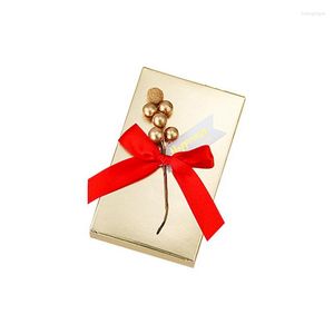 Confezioni regalo 50 pezzi Scatole di caramelle Bowknot europee Bomboniere Borsa per imballaggio a mano dolce Baby Shower Festa di nozze