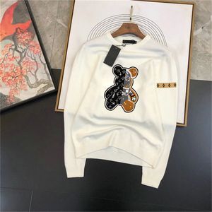 メンズレディースデザイナーセータープルオーバー長袖セータースウェットシャツ刺繍肉マン服冬の温かい服M-3xl R20