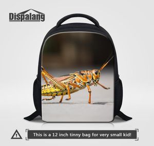 Cartoon Printing ryggsäck för pojkar unik design insektsskolväska för förskolebarn djurfjärilfliy dagis bokväskor childre7208468