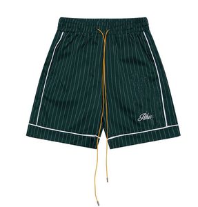 Rhude Shorts Men Shorts Mens Designer Shorts女性メンズショーツメンパンツ夏のカジュアルアウトドアルーズストレートカーゴパンツ単一レイヤーS-XL