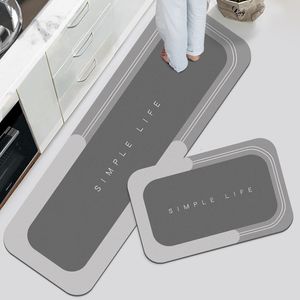 Dywany Nordic Modern Kitchen Floor Mat Home Wejście Doformat salon dywan przeciwprawy sypialnia długie dywany Alfombras de Cocina 230525