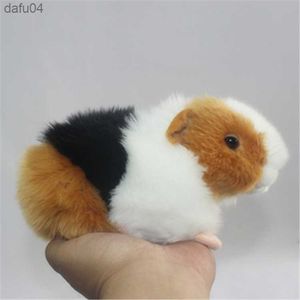 Puppen süßes ausgestopftes Meerschweinchenspielzeug kleine Simulation weiche Humsterpuppe Kindergeburtstagsgeschenk ca. 18 cm i2550 L230522