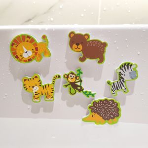 Bath Toys Baby Bathroom Toys Soft EVA Paste Early Educational DIY Puzzles Animal Sticker Bath Water for 0 12 Months 1 Years 230525