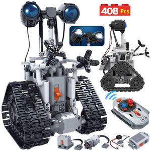 408 PCS City Creative RC Robot Electric Block Building Toys Technic Remote Contr