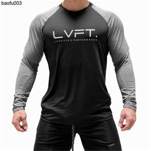 Men's T-Shirts Men Sportswear Long sleeve Sweat-Absorbent Fitness Running Exercise T-shirts Training Jogging Tight Shirts Gym Quick Dry J230526