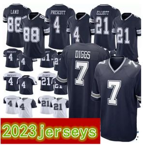 Mazi Smith Ceedee Lamb Jersey Custom Men Dak Prescott Trevon Diggs Tony Pollard Micah Parsons Emmitt Smith Leighton Vander Esch Football Jerseys