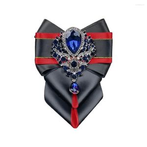 Bow Ties Original Luxury Rhinestone Tie High-end Fashion Mens Business Banquet Formal Wear Suits Jewelry Gifts Men's Wedding Bowtie