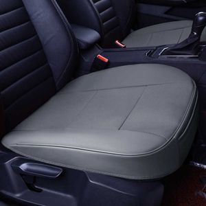 Cuscini 1 PZ Copertura Anteriore PU Pelle Auto Cuscino Automobili Sedile Protector Universale Car Chair Pad Mat Accessori Auto AA230525