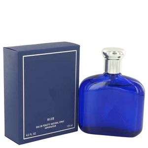 Male Noble Perfume POLO BLUE Aromatic Fougere 125ml 4.2Floz EDT For Men Natural Spray Vaporisateur Long Lasting Same Brand Free delivery